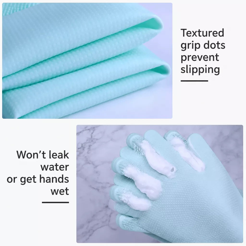 Pet Bathing and Grooming Gloves