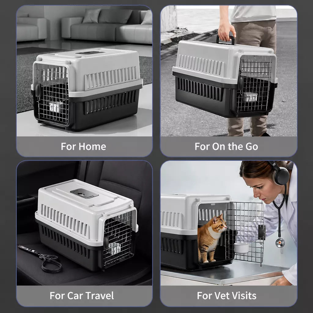 Portable Pet Carrier Crate for Dogs and Cats