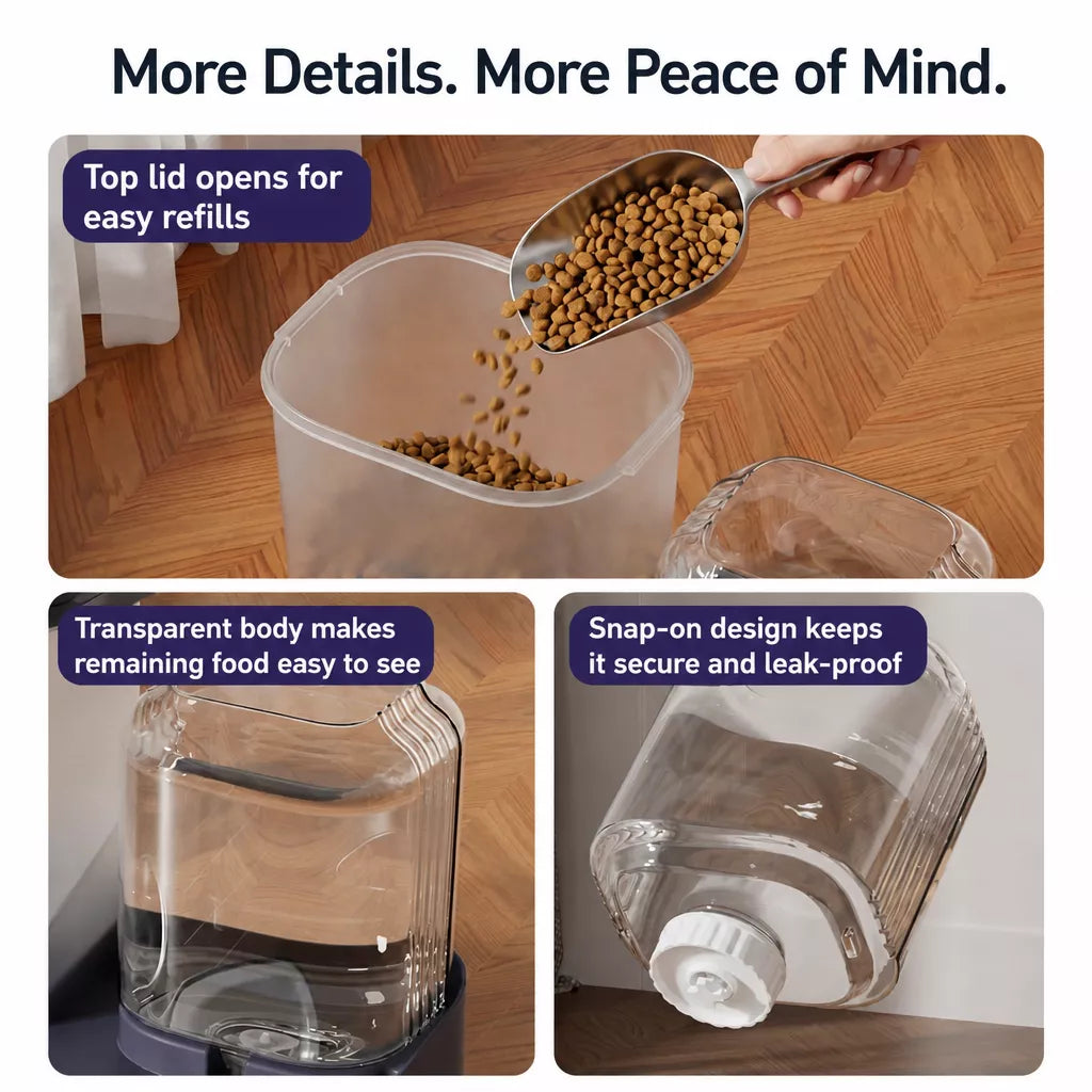 Non-Electric Pet Water Dispenser for Cats and Dogs