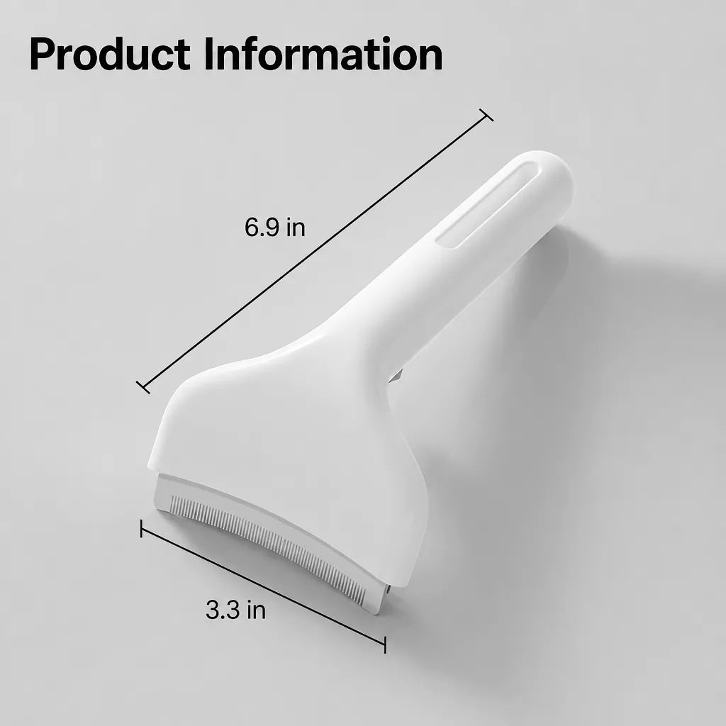 Curved-Tooth Pet Grooming Comb for Cats and Dogs