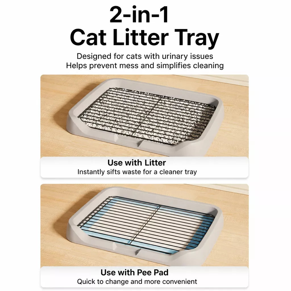 Dog Toilet Training Tray with Steel Frame