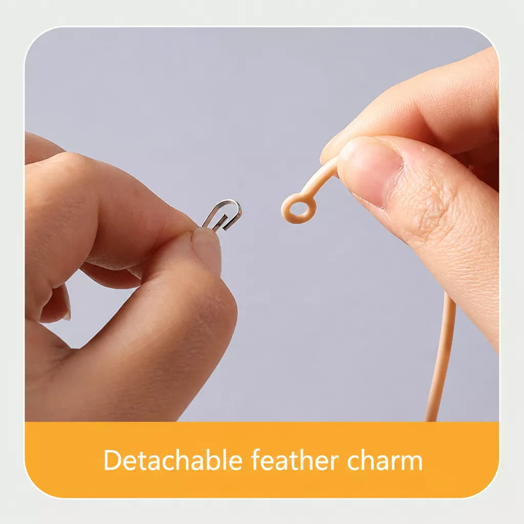 Wobble Cat Toy with Feather Teaser