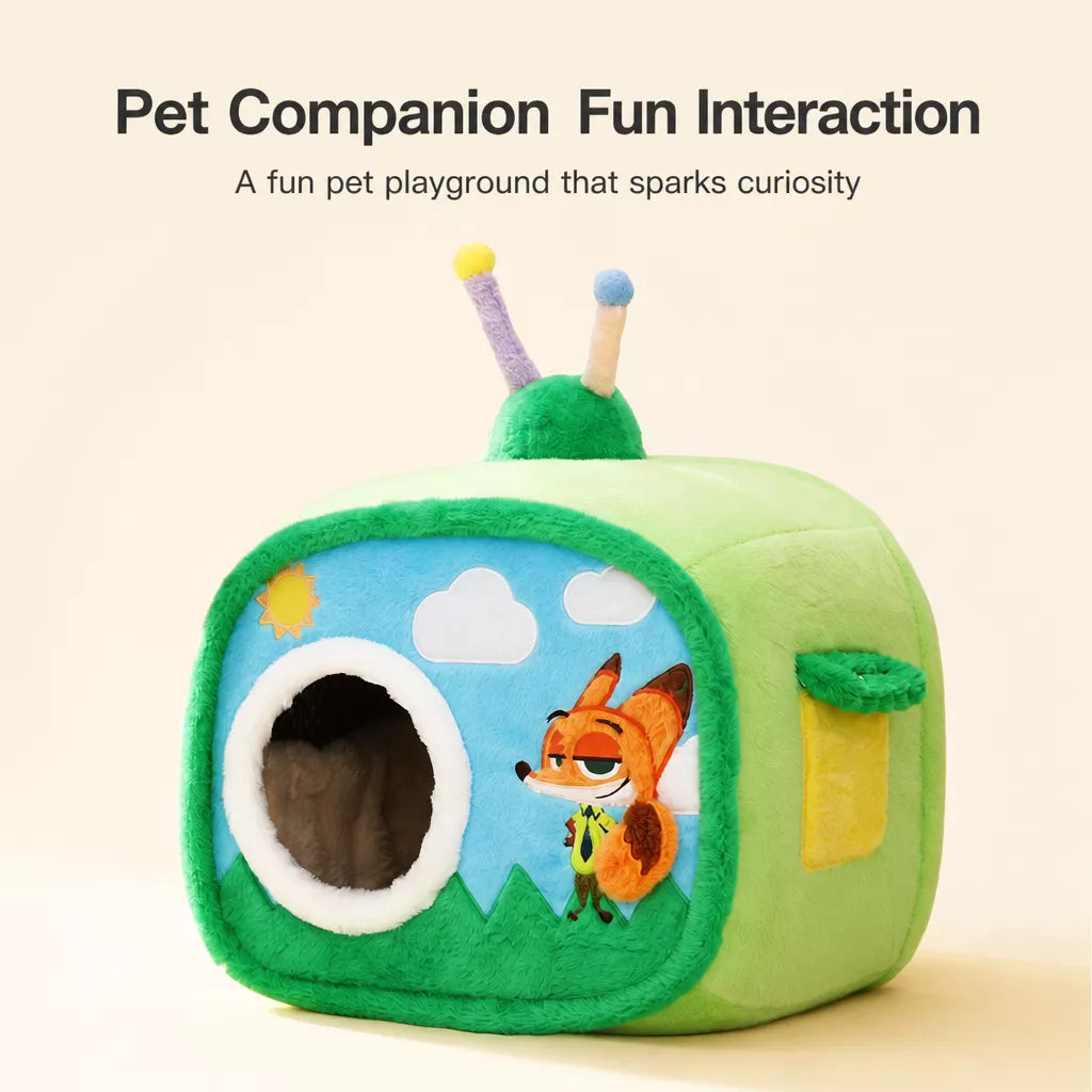 Pet Bed with Removable Washable Cover for Cats and Dogs