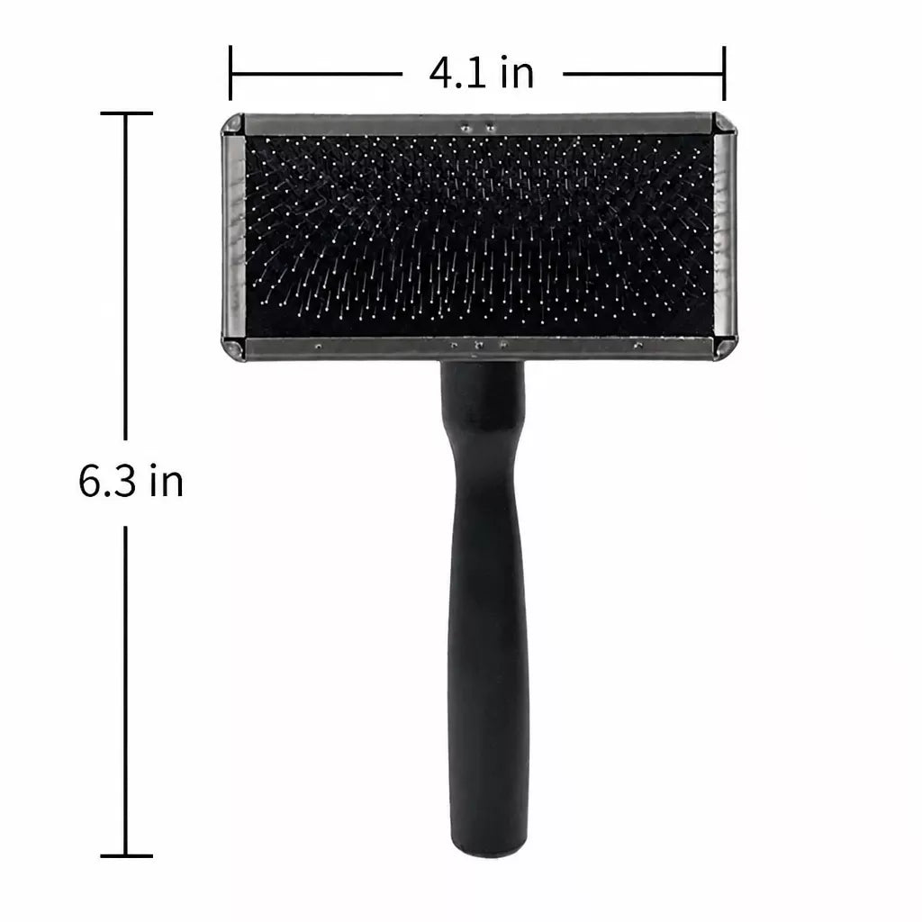 Pet Pin Brush for Dogs and Cats, Long-Hair Grooming Tool