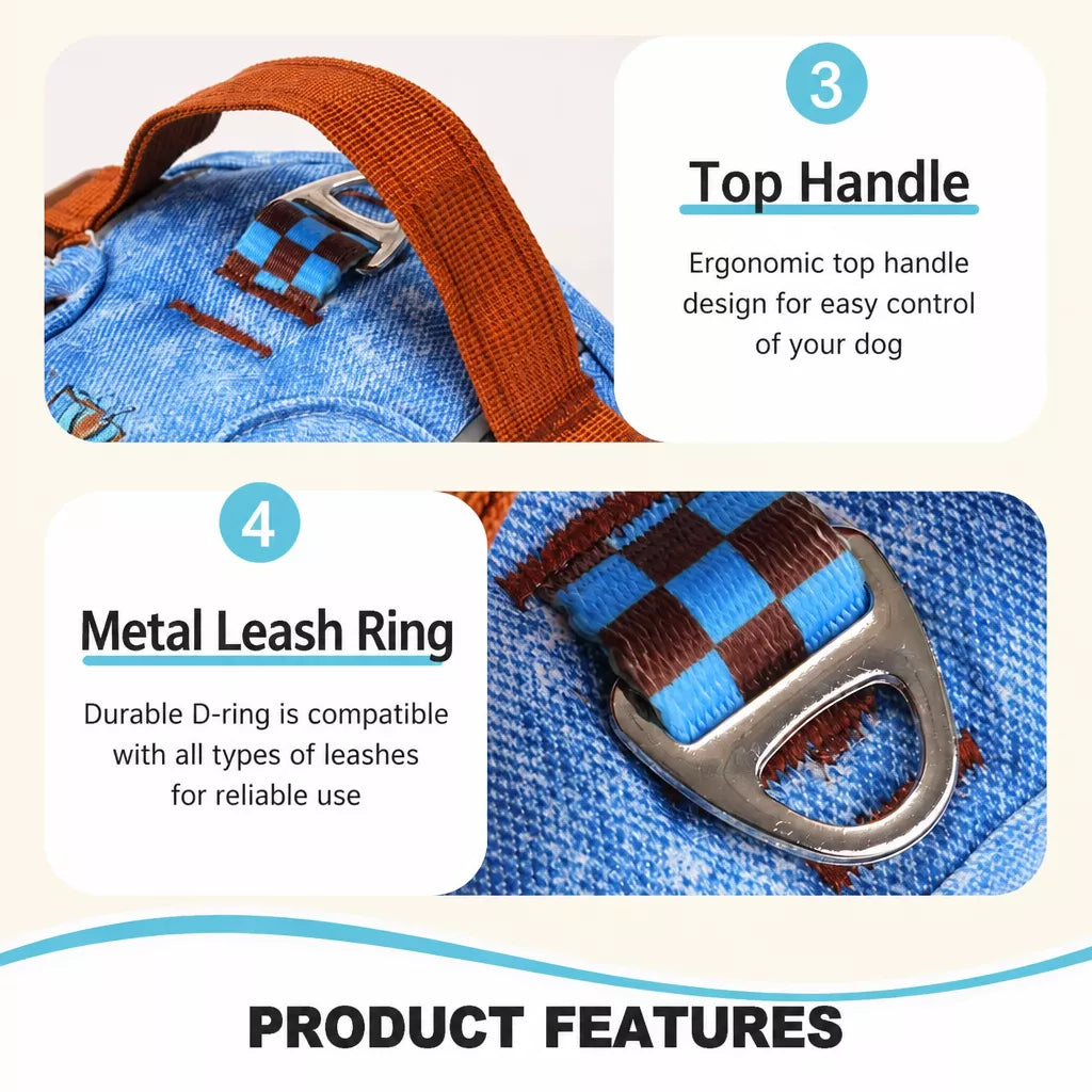 Adjustable Polyester Dog Harness