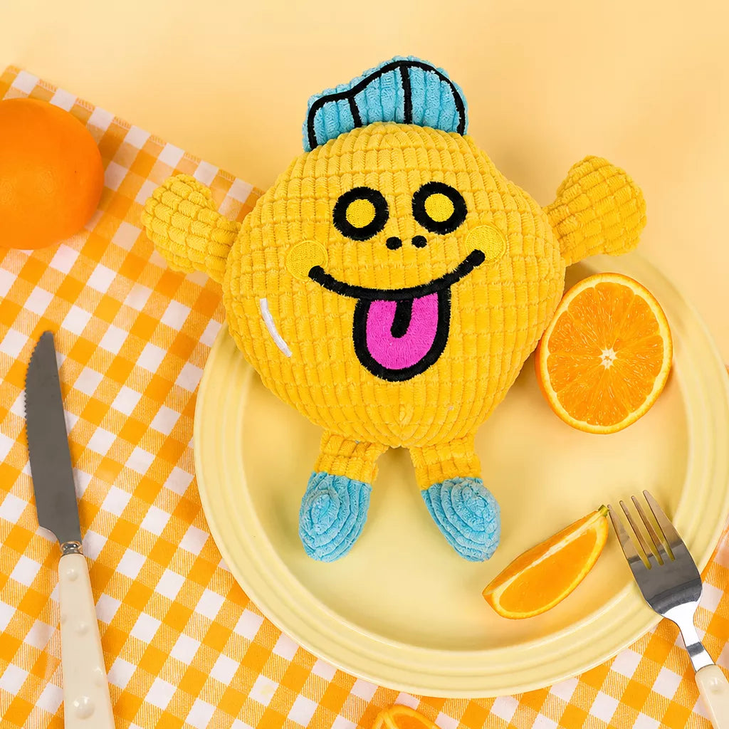 Waffle Plush Cat Toy with Crinkle Sound & Catnip