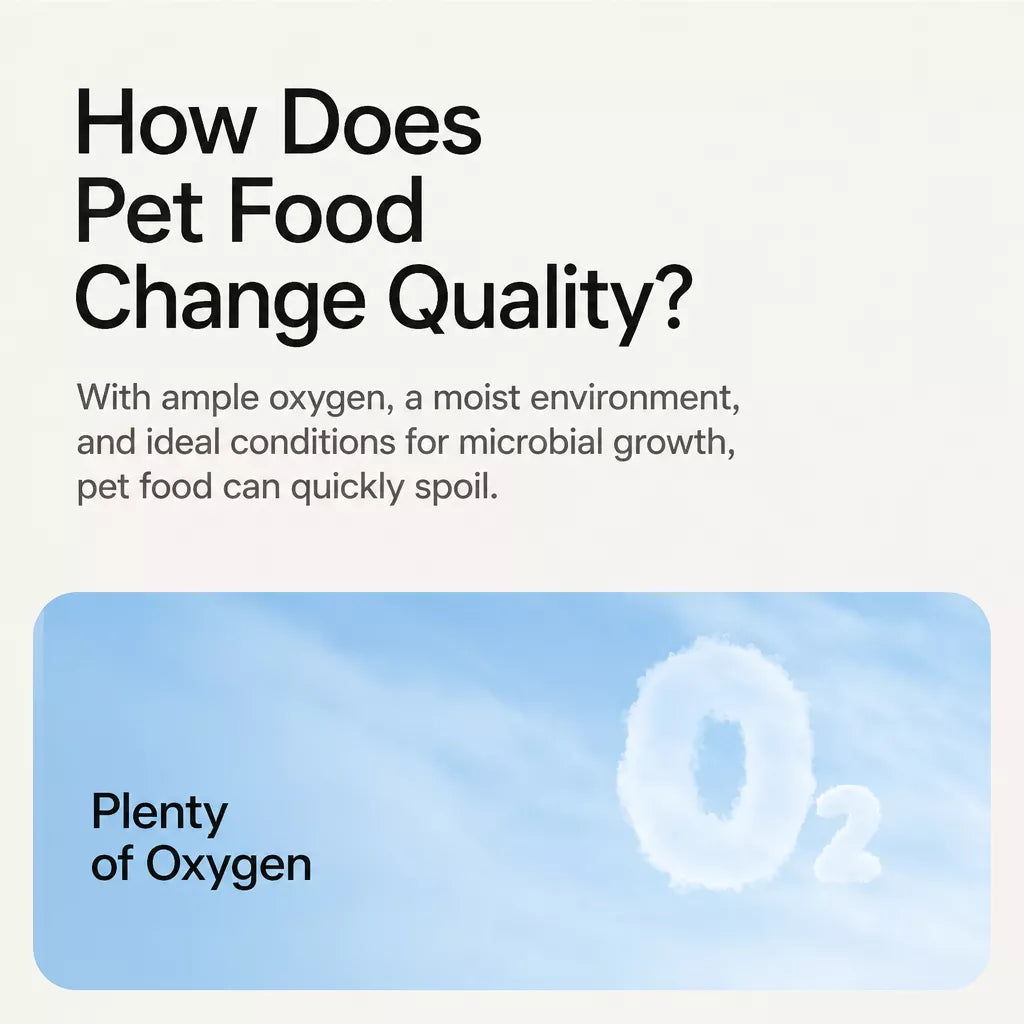 Pet Food Storage Container with Vacuum-Seal Lid