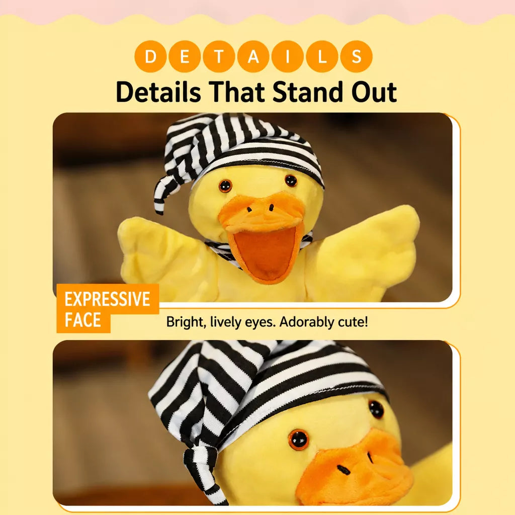 Plush Animal Hand Puppets for Pretend Play