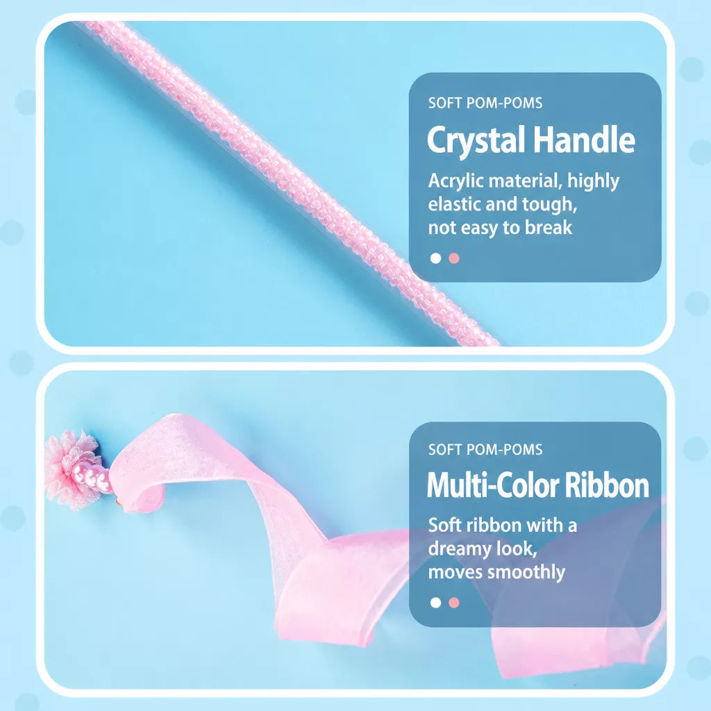 Feather Cat Teaser Wand Toy with Bell