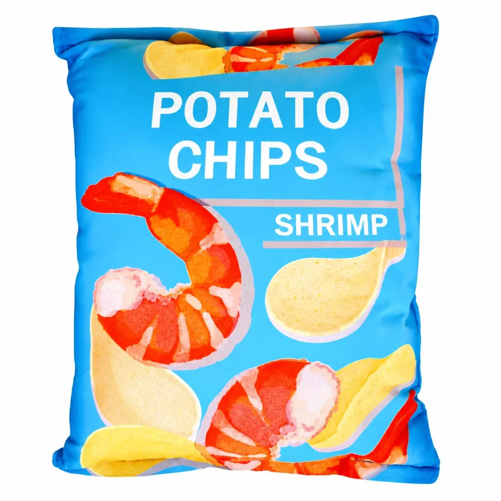 Plush Squeaky Potato Chip Toy for Dogs and Cats
