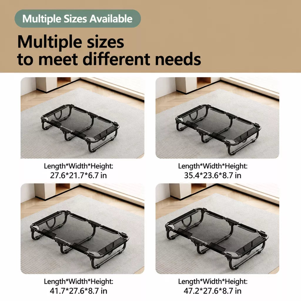 Elevated Foldable Mesh Dog Bed