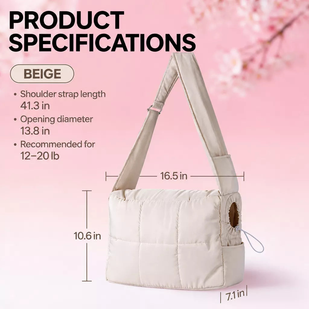Portable Sling Carrier for Cats and Small Dogs