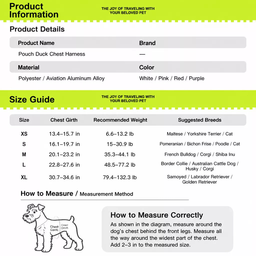 Adjustable Vest-Style Dog Harness with Leash for Walks