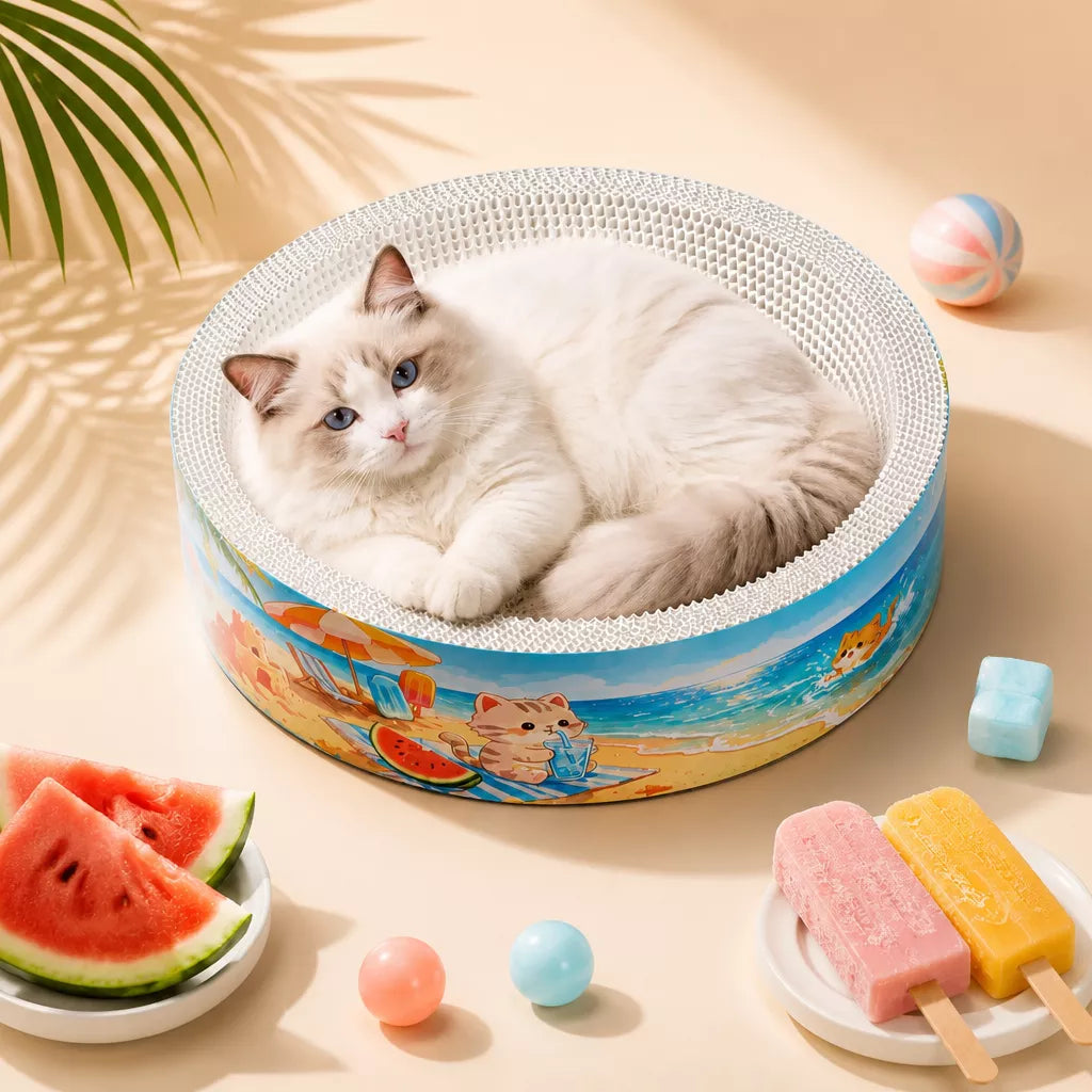 Corrugated Cardboard Cat Scratcher Lounge