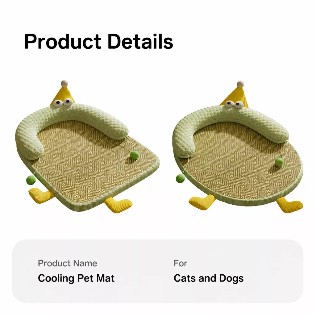 Pet Cooling Mat for Cats and Dogs – Warm-Weather Sleep Pad