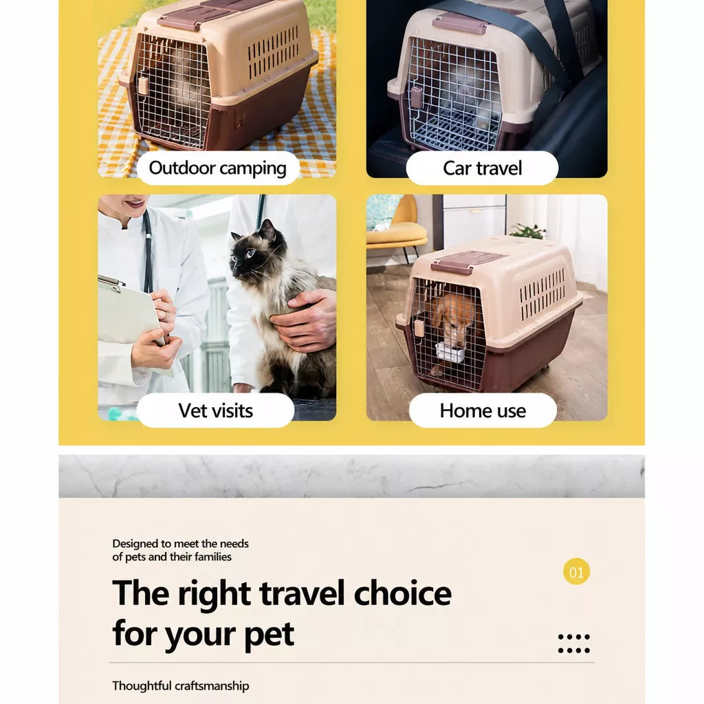 Portable Pet Carrier for Cats and Small to Medium Dogs