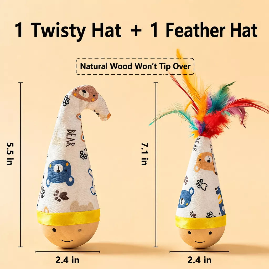 Wobble Dog & Cat Toy for Indoor Play