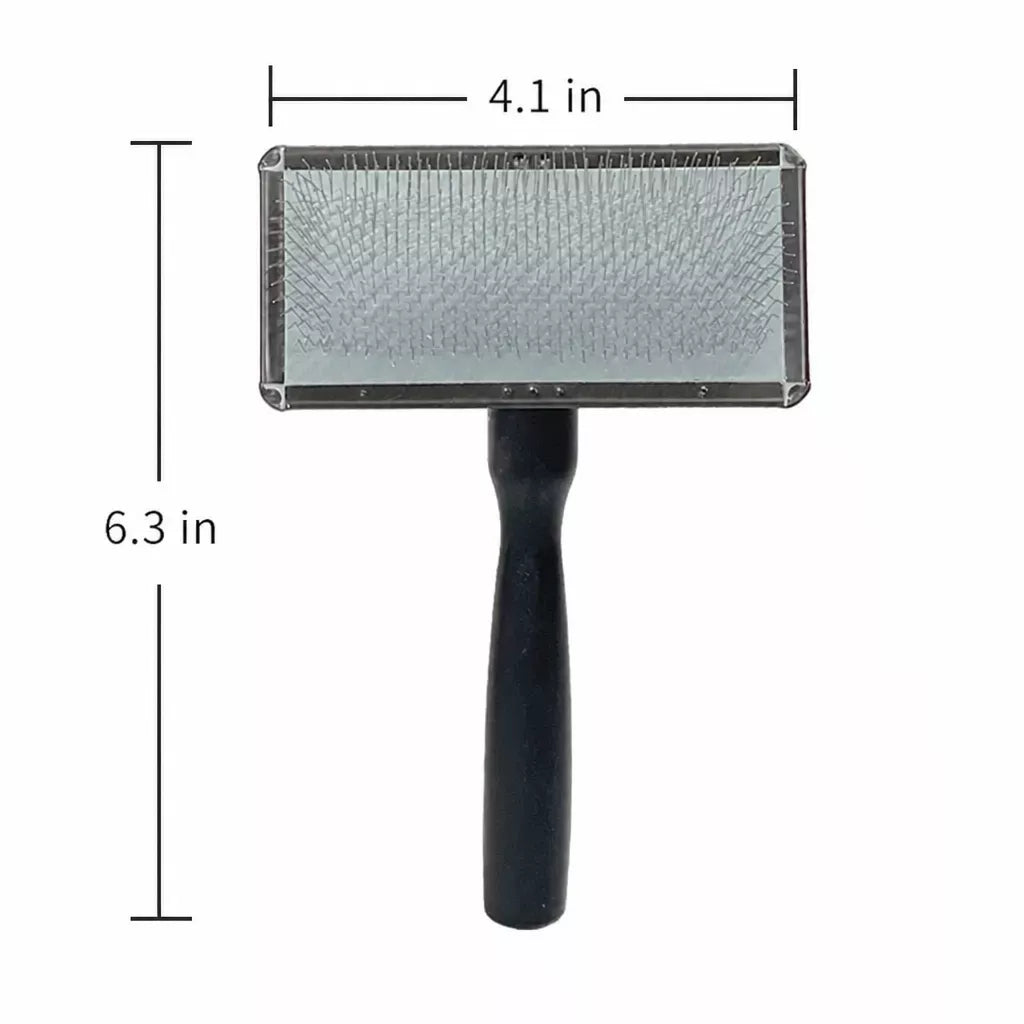 Pet Pin Brush for Dogs and Cats, Long-Hair Grooming Tool