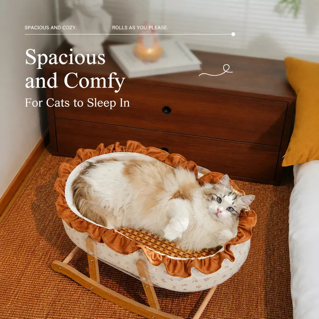 French-Style Rocking Cat Bed