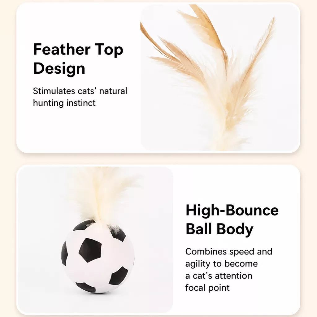 Cat Feather Ball Toy