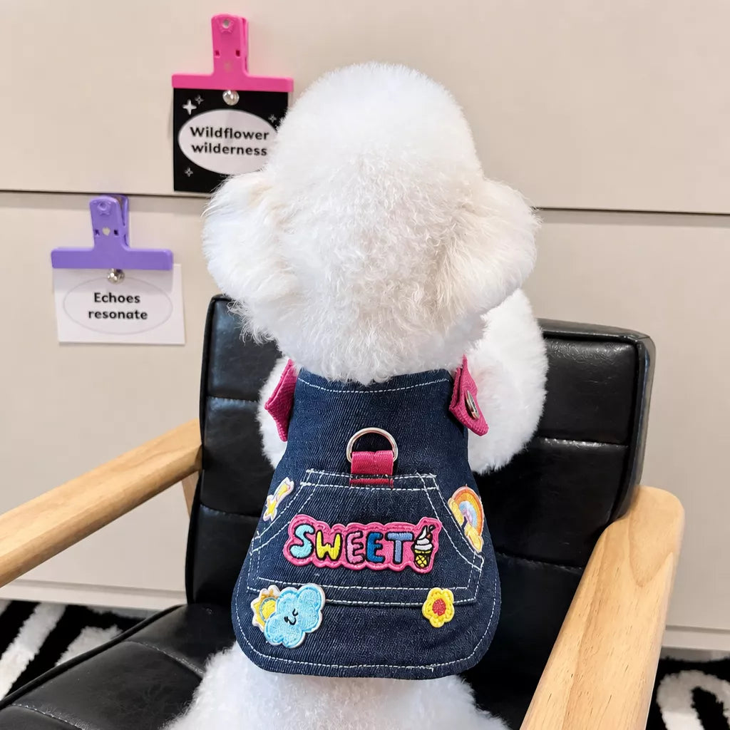 Nylon Pet Harness with Optional Leash