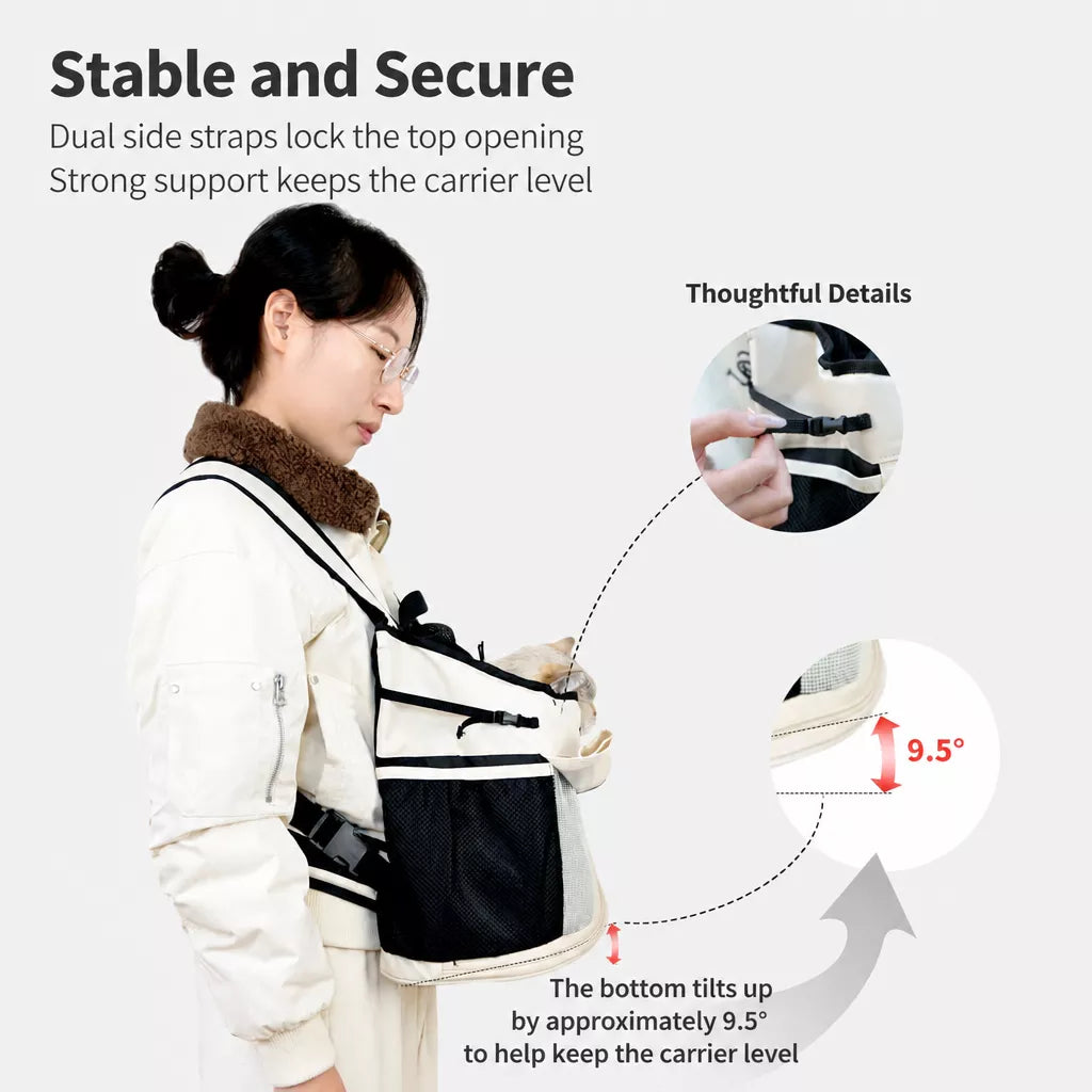 Mesh Backpack Pet Carrier for Small Cats and Dogs