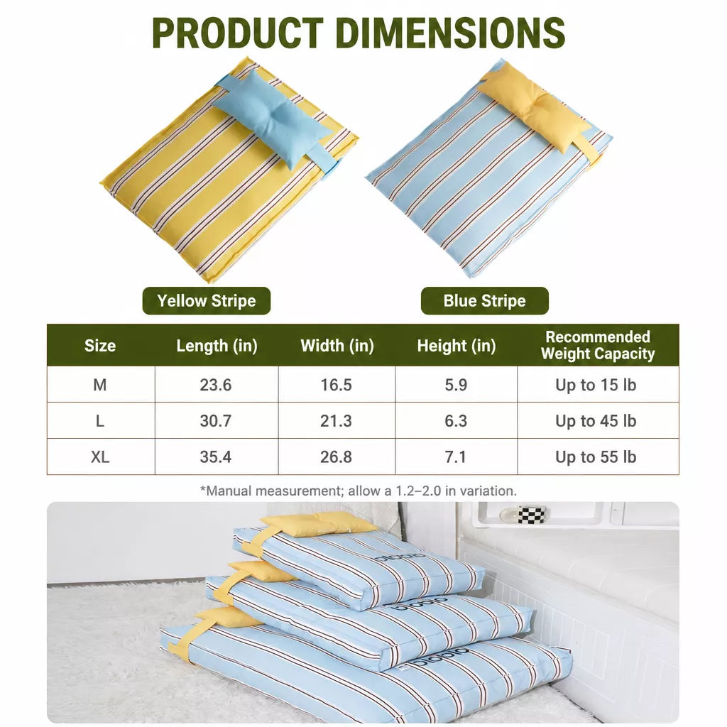 Removable Washable Pet Bed for Cats and Small to Medium Dogs
