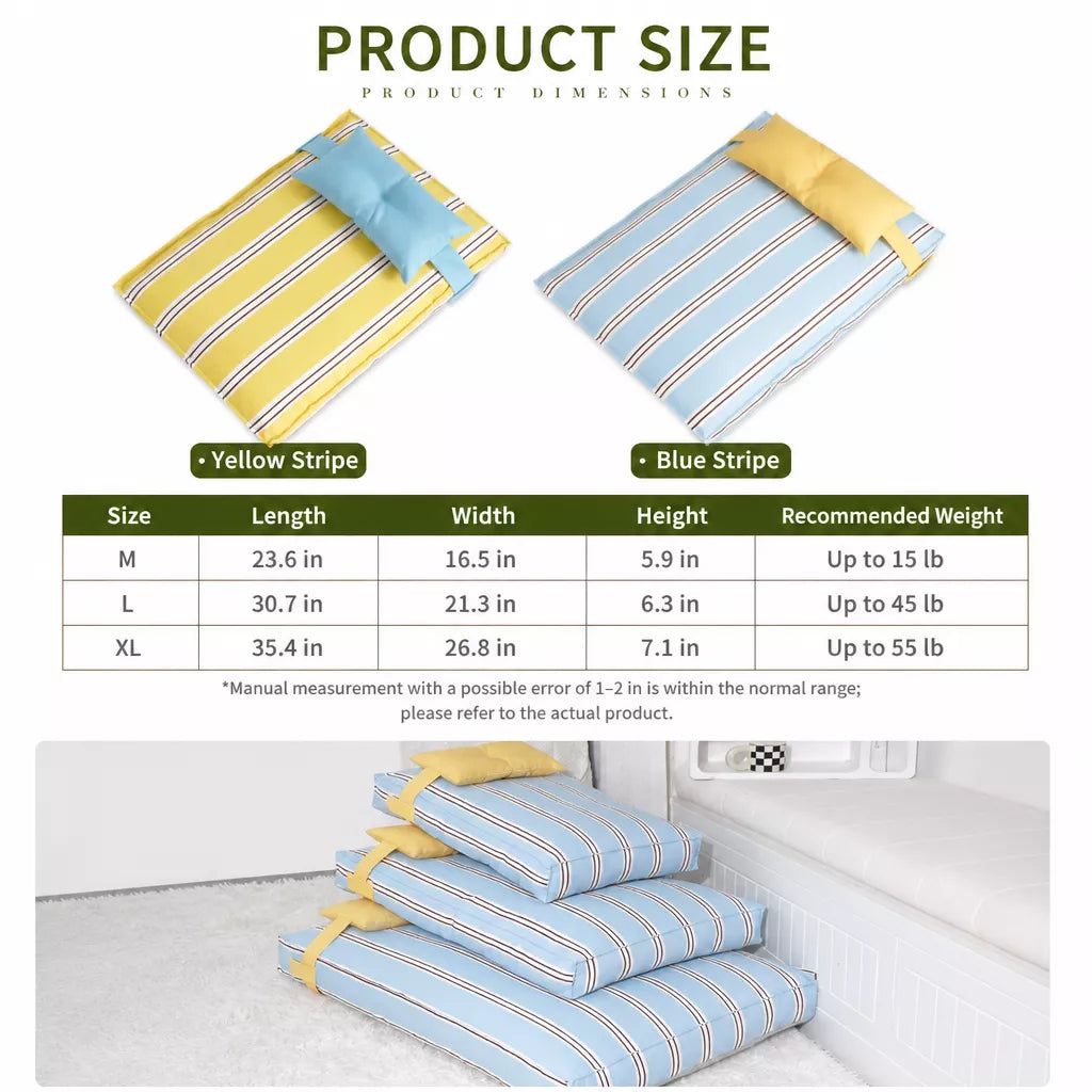 Washable Polyester Pet Bed Mat for Dogs and Cats