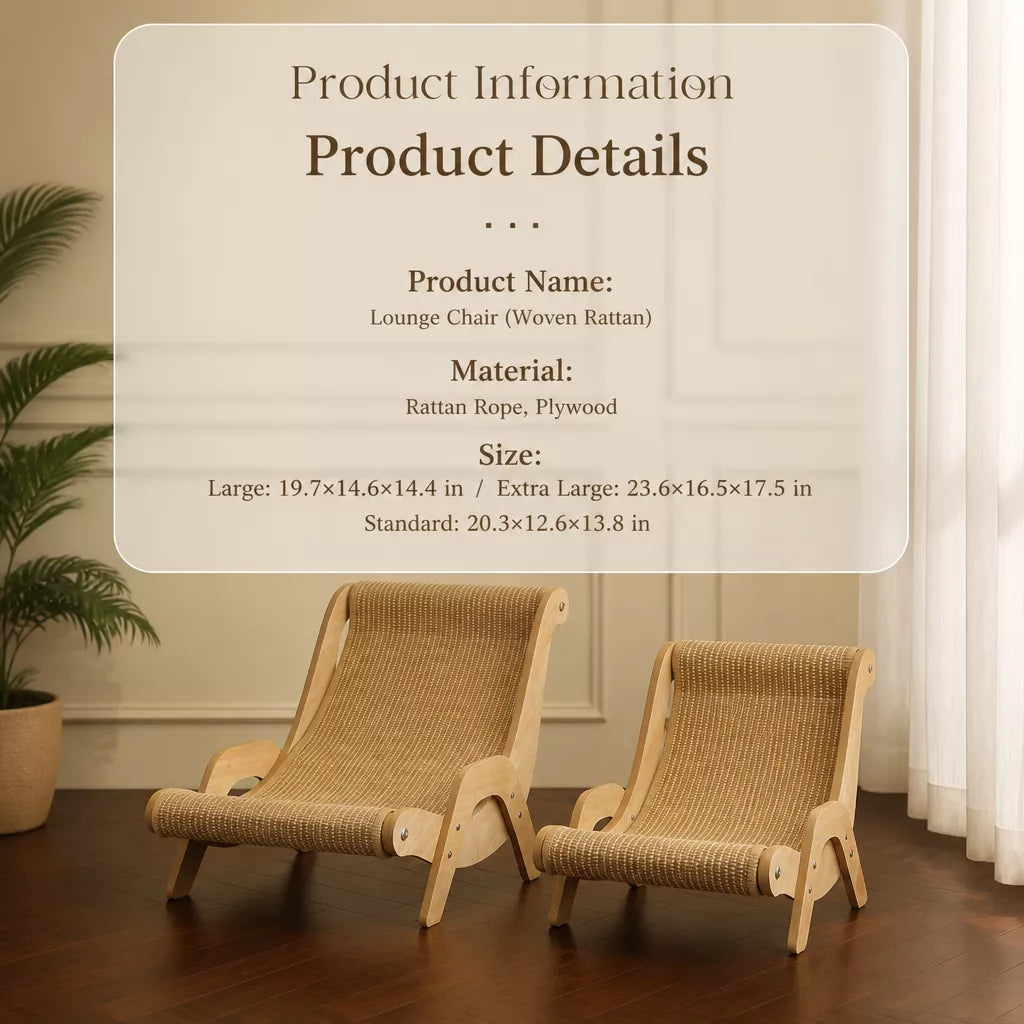 Large Sisal Cat Scratcher Lounger