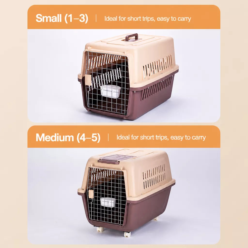 Portable Pet Carrier for Cats and Small to Medium Dogs