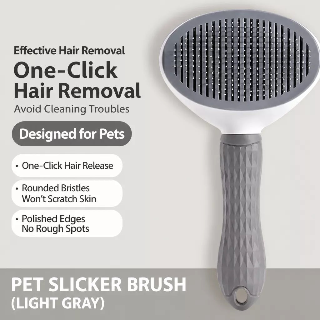 Self-Cleaning Pin Brush for Dogs & Cats