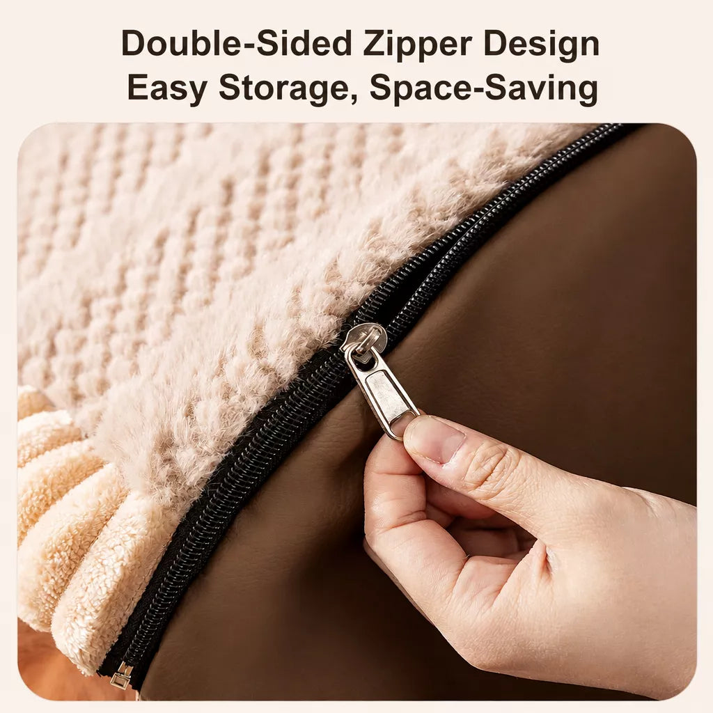 Covered Pet Bed for Dogs and Cats