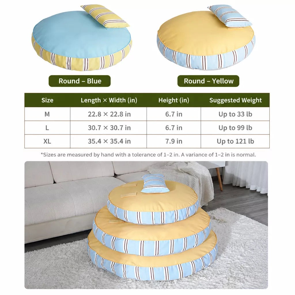 Removable Washable Pet Bed for Cats and Small to Medium Dogs