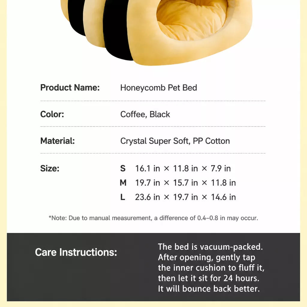 Enclosed Tent-Style Pet Bed for Cats and Small Dogs