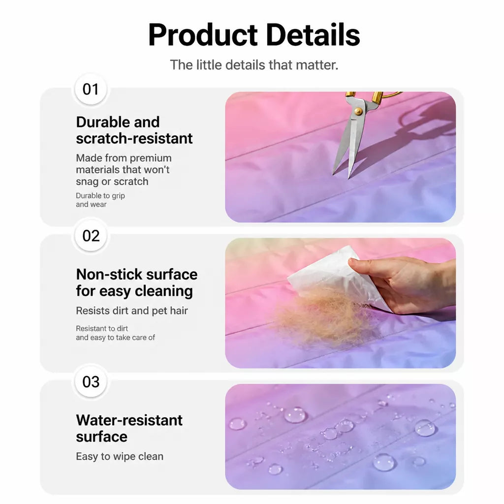 Oval & Square Pet Mats for Dogs and Cats