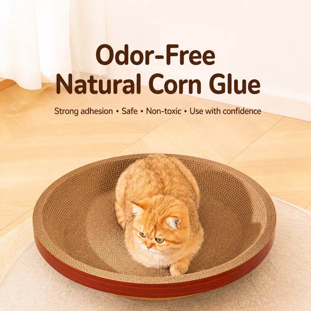 Corrugated Cardboard Cat Scratcher Lounge