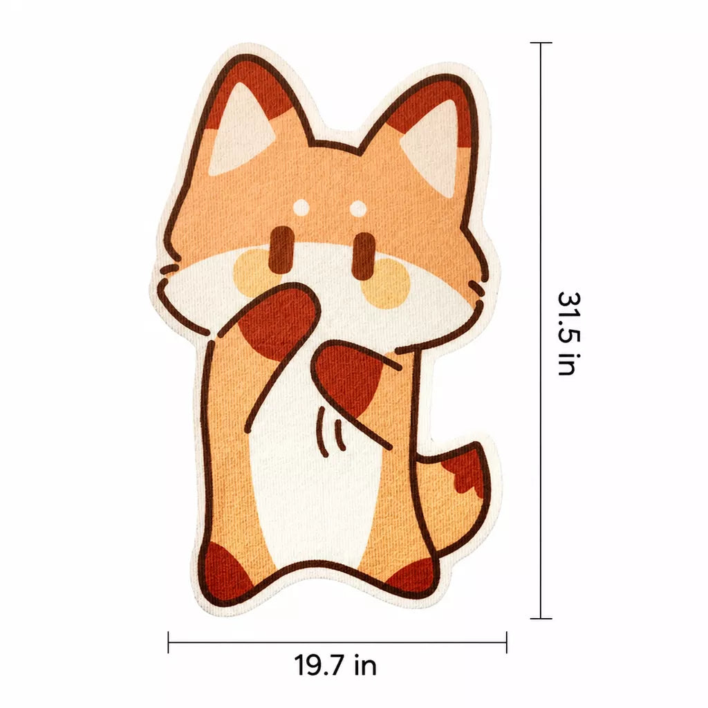 Wall-Mounted Vertical Cat Scratcher with Self-Adhesive Backing