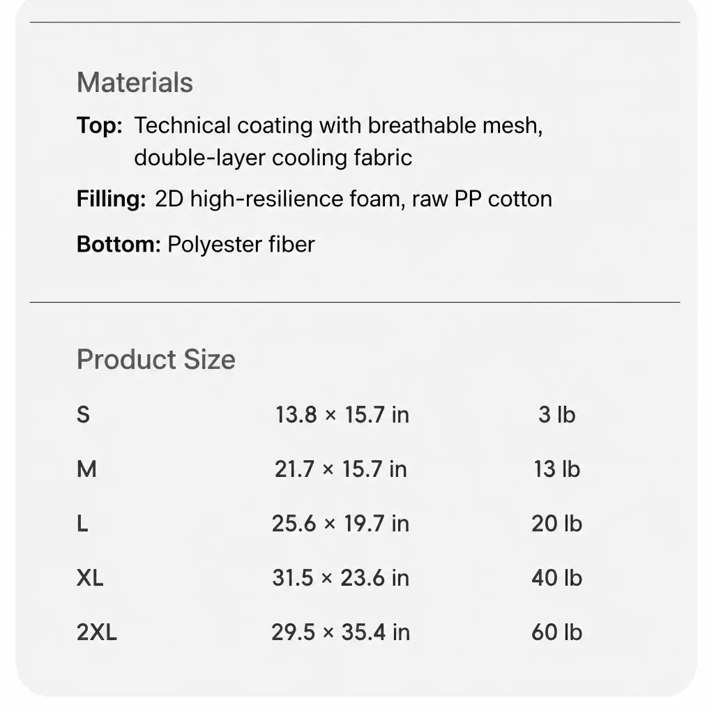 Pet Cooling Mat for Cats and Dogs – Warm-Weather Sleep Pad