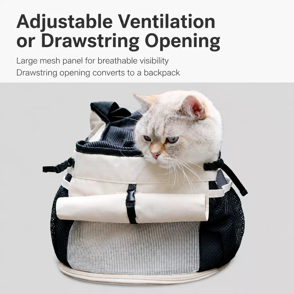 Pet Backpack Carrier for Cats and Small Dogs
