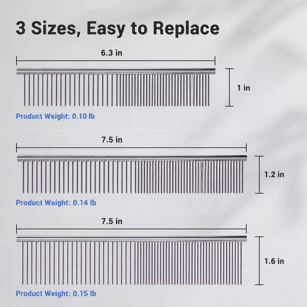 Pet Grooming Detangling Comb for Cats and Dogs