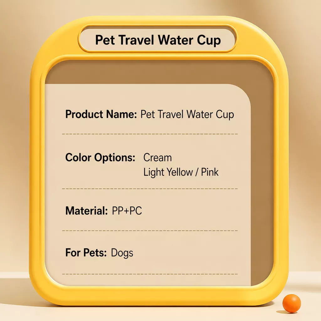 Portable Dog Water Bottle for Walks and Outdoor Adventures