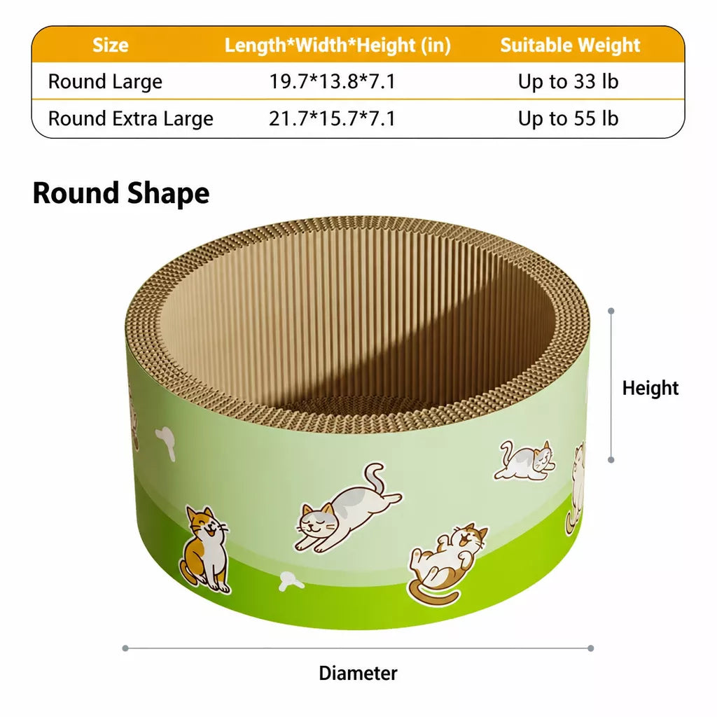 Kraft Paper Cat Scratcher Lounge