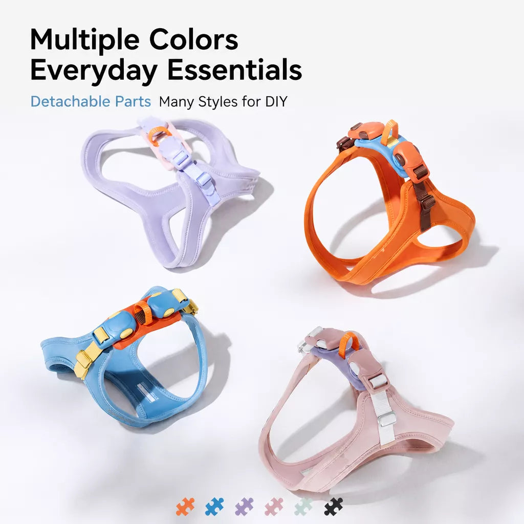 Adjustable Nylon Vest Harness for Small Dogs