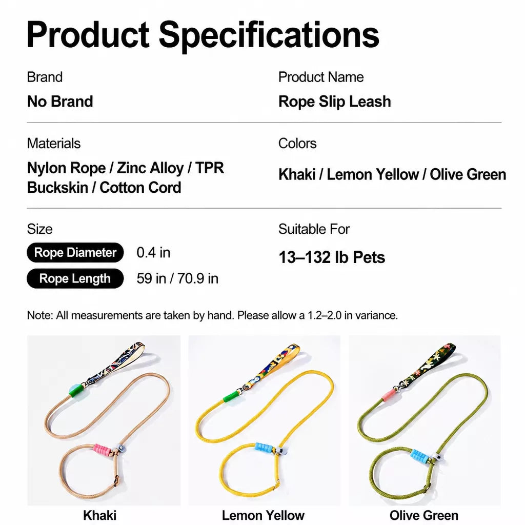 Nylon Dog Leash
