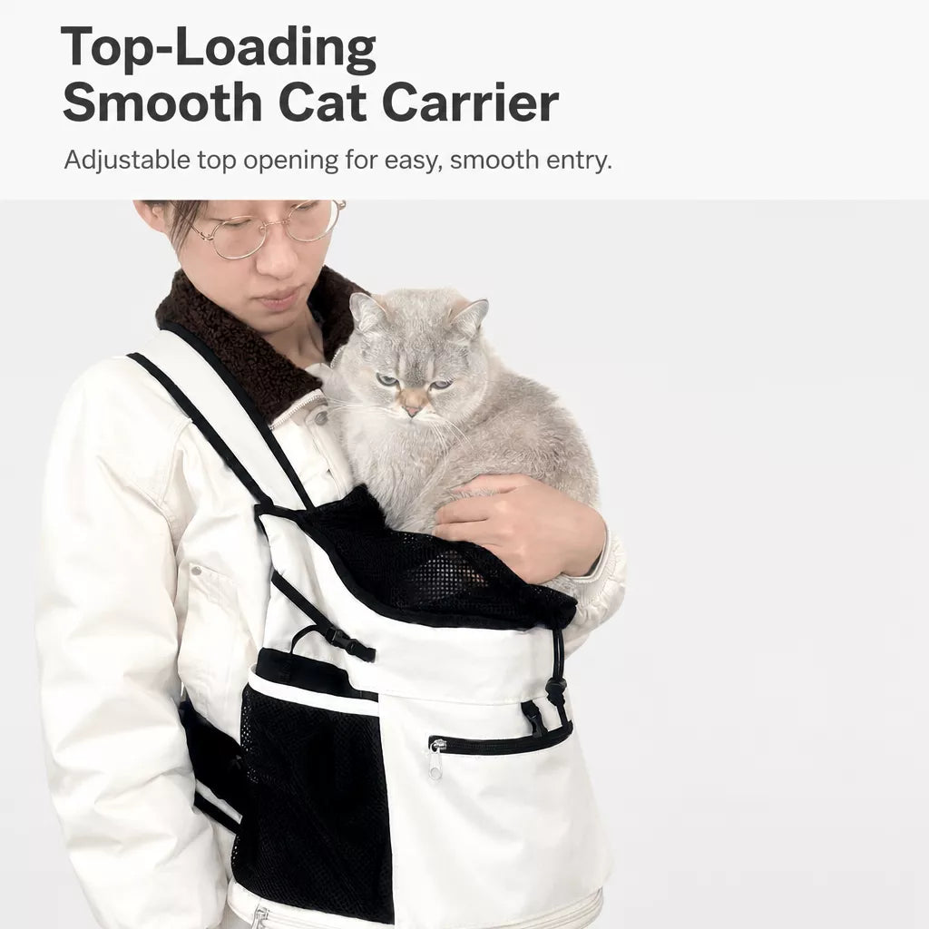 Mesh Backpack Pet Carrier for Small Cats and Dogs
