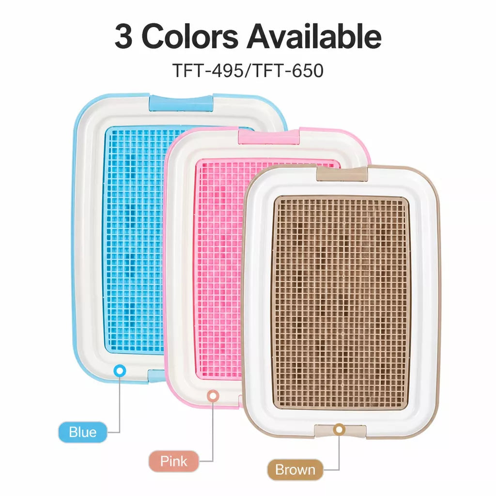 Plastic Dog Potty Tray with Grid for Indoor House Training