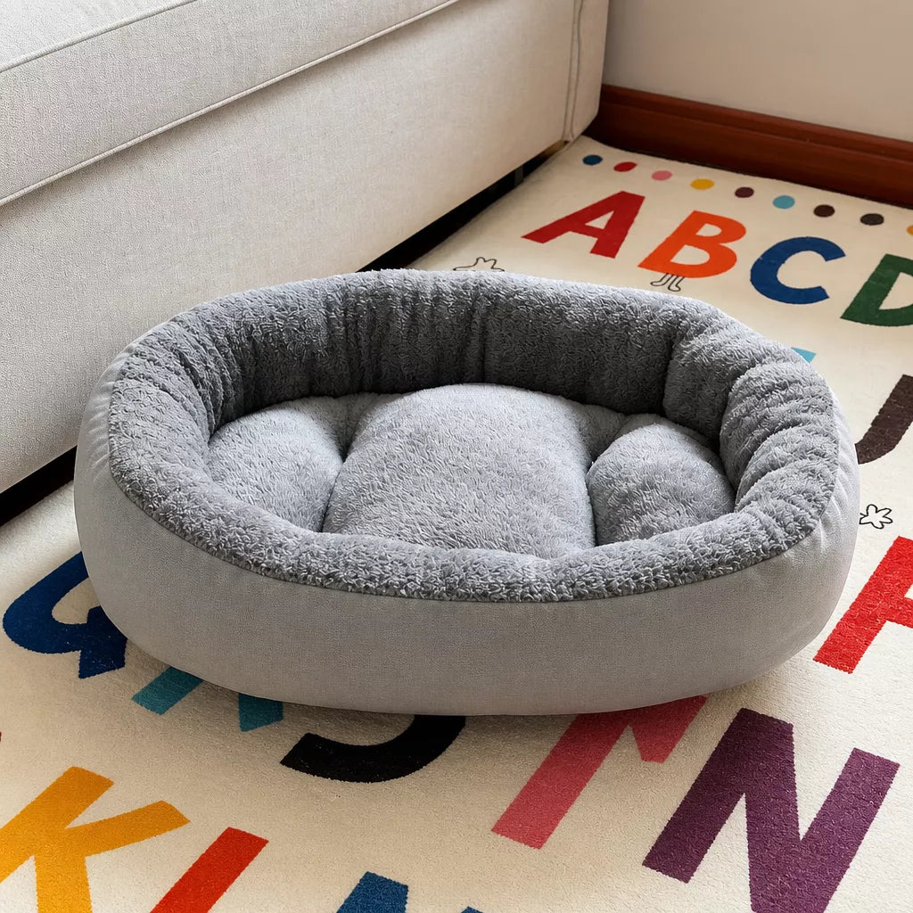 All-Season Dog & Cat Bed with Removable, Washable Cover