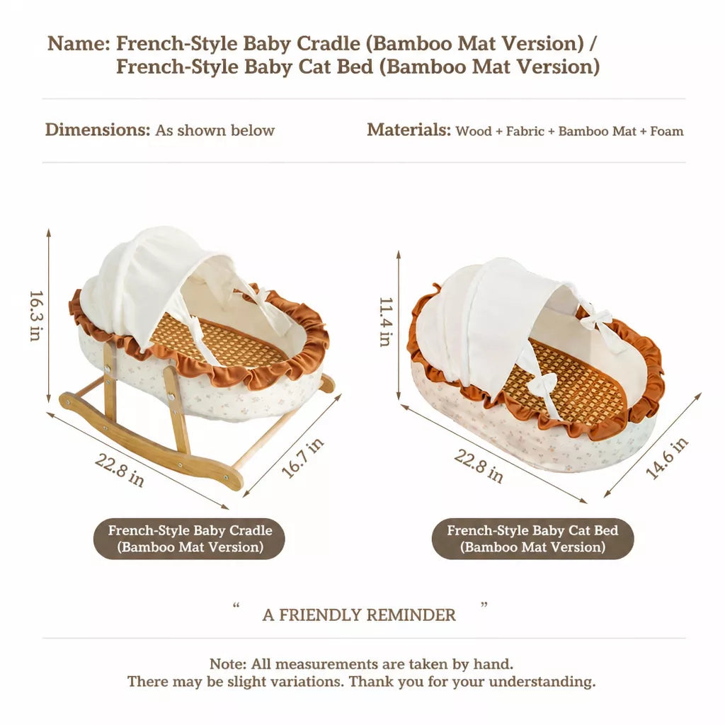 French-Style Rocking Cat Bed