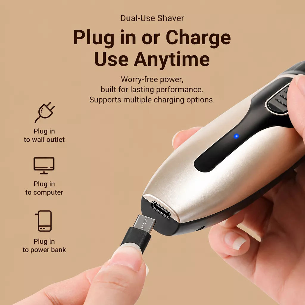 Pet Hair Clipper and Paw Trimmer for Dogs and Cats
