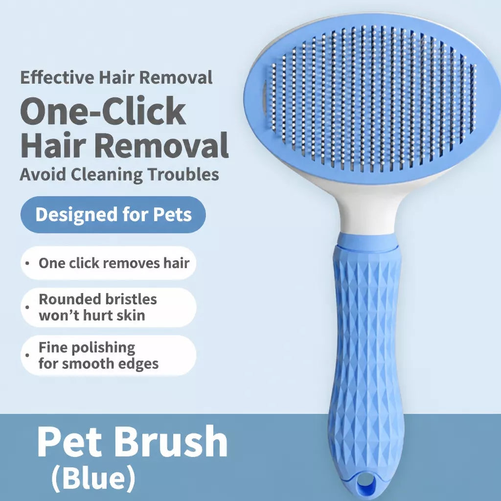 Self-Cleaning Pin Brush for Dogs & Cats